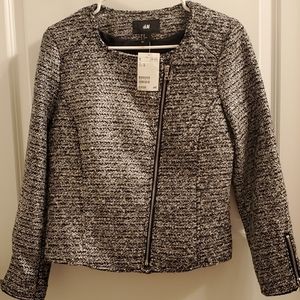 Black & white blazer